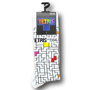 3/$20 Tetris Retro Video Game Funny Novelty Crew Socks - NWT